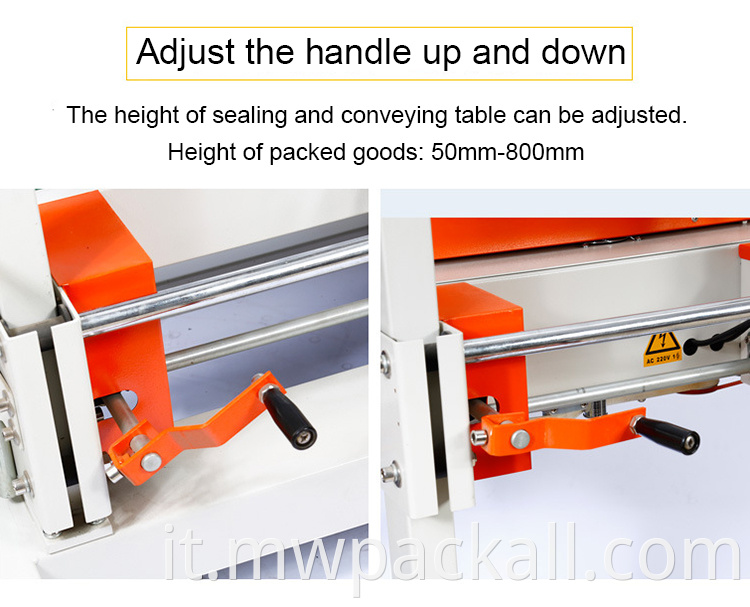 Sigillante per sacchetto di grandi dimensioni automatico verticale con capacità di sigillatura a fascia continua 20 kg